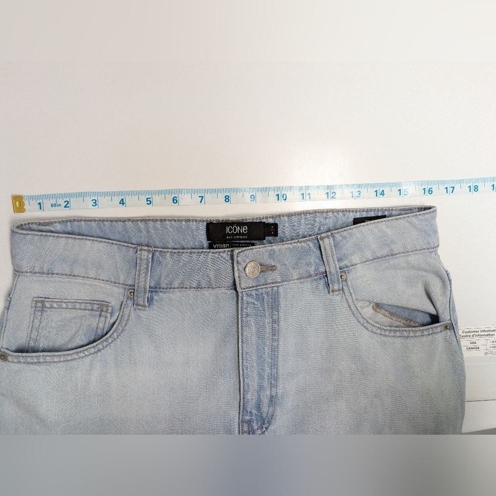 Simons Icône denim midi skirt size L - Picture 7 of 11